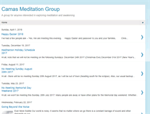Tablet Screenshot of camasmeditation.com
